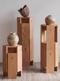 Ghế Đẩu Xếp Gọn Đa Năng, Ghế Ăn Lục Giác Nghệ Thuật (2 Ghế)