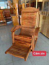 Ghế dây ghế lười ghế thư giãn gỗ căm xe loại 3 dây