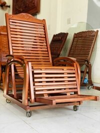 Ghế dây gỗ căm xe nghỉ ngơi thư giãn