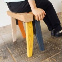 Ghế Decor Xinh Xắn Theo Phong Cách Vintage/ Ghế nhỏ sơn màu arcylic