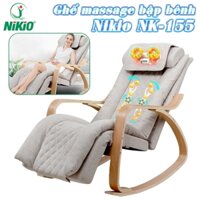 Ghế đệm massage cổ vay gáy và toàn thân, ghế bập bênh thư giãn đa năng Nikio NK-155