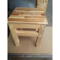 ghế đôn bằng gỗ cao su 35 cm