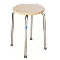 Ghế đôn GD01, chân Inox, đệm gỗ