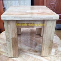 Ghế (đôn) gỗ cao su cao 30cm