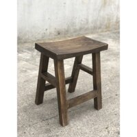 Ghế Đôn Gỗ Mặt Cong