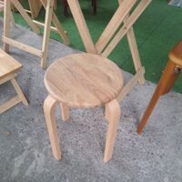 Ghế đôn gỗ tròn cao 43cm