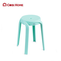 Ghế đôn nhựa đúc nguyên khối hình lốc xoáy - Màu Xanh Bạc Hà