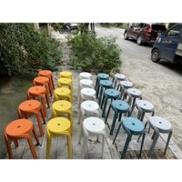 Ghế đôn nhựa nhập khẩu- ghế cafe giao màu ngẫu nhiên
