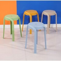 Ghế đôn nhựa quán cafe, ghế đẩu nhựa đúc decor phòng khách phòng trà quán trà chanh nhà hàng khách sạn sang trọng