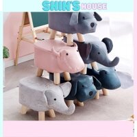 Ghế đôn sofa bọc da hình thú đáng yêu