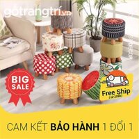 Ghế đôn sofa chân gỗ, Ghế đôn hình hoa quả độc đáo