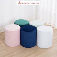 Ghế đôn tròn sofa, ghế đôn bàn trà, đôn bàn trang điểm, trang trí phòng khách, phòng ngủ