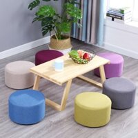 Ghế đôn tròn sofa . Ghế ngồi bàn trà , bàn trang điểm .nhiều kích cỡ kèm ảnh thật.