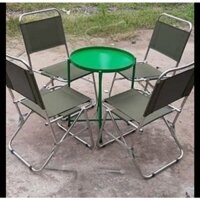 Ghế dù gấp gọn dù lịch, câu cá, trà chanh