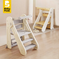 Ghế đứng bếp, bồn rửa tay đa năng xếp gọn cho trẻ Babypods