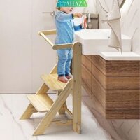 Ghế đứng bếp, bồn rửa tay đa năng xếp gọn cho trẻ - APG16