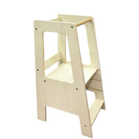 Ghế đứng bếp cho bé, ghế đứng cho bé rửa tay thay đổi 3 mức độ cao, tháp hỗ trợ Uydecor gỗ plywood nhập khẩu