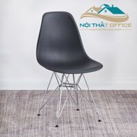 Ghế Eames Chân Sắt Đan Mặt Nhựa PP GCF-050