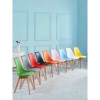 Ghế EAMES MẶT NỆM CHÂN Gỗ Thời Trang AMA-JE-09