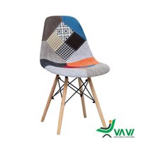 Ghế Eames thổ cẩm đẹp TH407TC