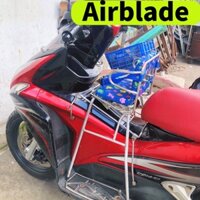 GHẾ GA GẬP INOX CÓ VÒNG XE AIRBLADE , PCX, , IMPLUSE , FREEGO GHẾ GA GẬP INOX CÓ VÒNG XE AB