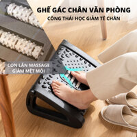 Ghế gác chân công thái học ERGONOMIC FOOTREST, ghế kê chân, gác chân văn phòng giảm tê chân thư giãn