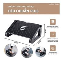 Ghế gác chân công thái học ERGONOMIC FOOTREST, ghế kê chân, gác chân văn phòng giảm tê chân