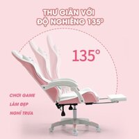 Ghế game cao cấp có loa , ghế gaming cao cấp có đèn LED cảm biến kèm gác chân , ghế livestream cao cấp