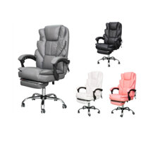 Ghế Gaming có gác chân nằm bọc da Cục rung massage cao cấp hàng nhập khẩu livestream AMA-916