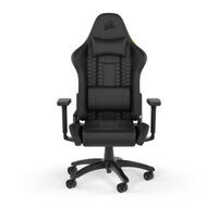 Ghế Gaming Corsair TC100 RELAXED - Leatherette, Black/Black