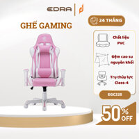 Ghế Gaming E-DRA QUEEN - EGC225 Cao Cấp. Đệm Nguyên Khối, Kê Tay 2D. Bảo Hành Chính Hãng 24 Tháng