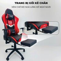 Ghế Gaming Extreme Zero V1 Plus Có Gác Chân Fufutech, Trục Lõi Thép Chắc Chắn Hỗ Trợ Nâng Hạ