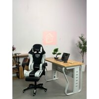 Ghế gaming Zero đa dạng màu sắc, đệm gối đầu mềm mại, tựa lưng rung massage, có gác chân thư giãn.