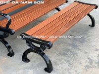 Ghế gang đúc không tựa
