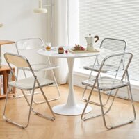 Ghế gấp acrylic, ghế decor trong suốt - Hàng nhập khẩu chất lượng