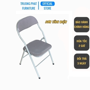 Ghế gấp chân thép sơn G01S PVC