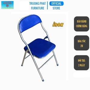 Ghế gấp chân thép sơn G01S PVC