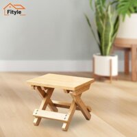 Ghế Gấp Có Thể Gập Lại Phân Gỗ Cắm Trại Phân Nội Thất Ghế Câu Cá Cho Du Lịch Sân Sau Ba Lô Sân Câu Cá