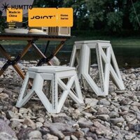 Ghế gập đa chức năng HUMTTO, Nhựa chất lượng cao, Thích hợp để sử dụng trong nhà và ngoài trời, 41 * 34 * 38,5cm, Thanh lịch và chắc chắn