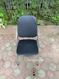 Ghế gấp da lưng cao khung mạ inox Trường phát