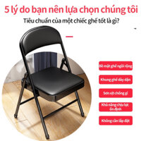 Ghế Gấp Decor Ghế Văn Phòng Hội Trường Ghế Ngồi Học ghế có đệm êm ái phong cách Hàn