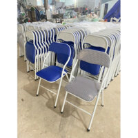 Ghế gập gấp gọn / bọc da khung sắt , ghế văn phòng ,  ghế bàn học khung sắt sơn tĩnh điện nhiều màu sắc