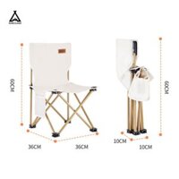 Ghế Gấp Gọn, Ghế Xếp Gấp Gọn Đa Năng Thép Carbon Bền Bỉ Chịu Lực Lên Đến 150KG