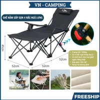 ghế gấp gọn, ghế xếp thư giãn đa năng đi camping, đi du lịch, nằm bệnh viện, ngủ trưa văn phòng