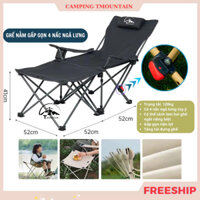 ghế gấp gọn, ghế xếp thư giãn đa năng đi camping, đi du lịch, nằm bệnh viện, ngủ trưa văn phòng
