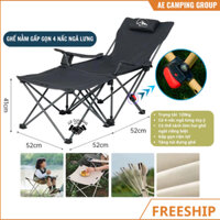 ghế gấp gọn, ghế xếp thư giãn đa năng đi camping, đi du lịch, nằm bệnh viện, ngủ trưa văn phòng