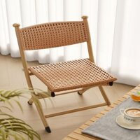 Ghế gấp hộ gia đình ban công giải trí ghế mây tựa lưng ghế nhỏ ngoài trời di động và thoải mái ít [Đảm bảo chất lượng]