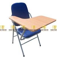 Ghế gấp lưng dài chân inox mặt gỗ mdf