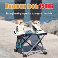 Ghế gấp ngoài trời Ghế câu cá di động Ghế cắm trại đa chức năng