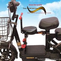 [Ghế gấp phía trước xe điện] Ghế an toàn cho trẻ em trên ô tô bằng pin Gấp phía trước Xe tay ga phát hành nhanh Ghế trẻ em Xe đạp điện Ghế ngồi cho bé